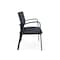 Lesro Newport 2 Seat Tandem Seating Metal Frame No Center Arms, Black, RS Night Sky Upholstery NP1501 - alternate 2